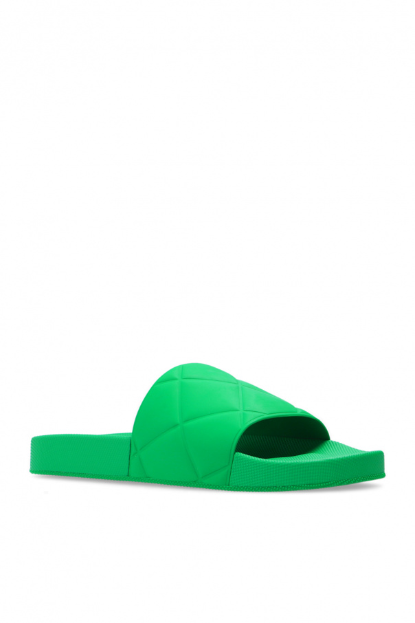 SchaferandweinerShops | Bottega Veneta Embossed slides SchaferandweinerShops | Bottega Veneta Embossed slides